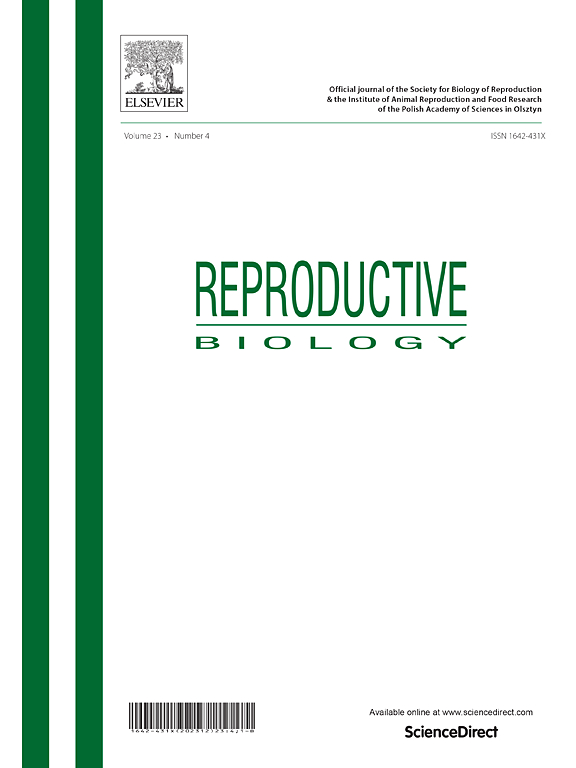 Go to journal home page - Reproductive Biology